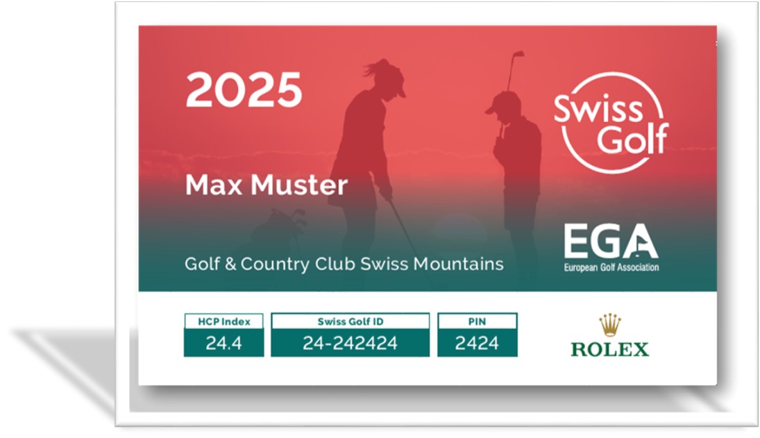 Swiss Golf Card 2025